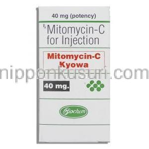 マイトマイシンC キョーワ Mitomycin-C Kyowa, マイトザイトレックス ジェネリック）,  Kyowa 注射 40mg (Biochem) 箱