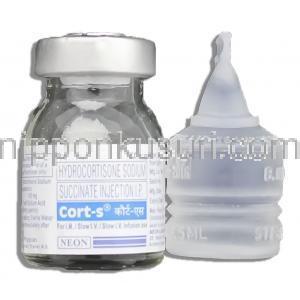 コルト-S Cort-s, ソル・コーテフ ジェネリック, ヒドロコルチゾン 100mg 注射 （Neon） 注射用滅菌水