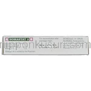 ソマスタット Somastat, サンドスタチン ジェネリック, 3mg x 1バイアル 注射 (Sun Pharma/Unimed) 成分