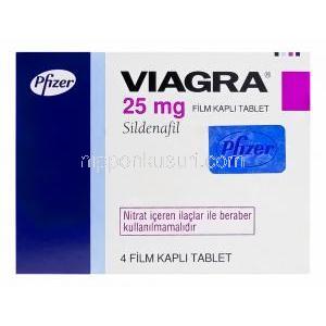 バイアグラ Viagra 25mg, シルデナフィル 25mg