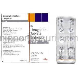 トラジェンタ リナグリプチン 5 mg 製造者情報