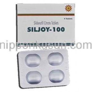 シルジョイ100 Siljoy-100, バイアグラ ジェネリック, 100m 錠 (Sava medica)