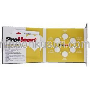 プロハート ProHeart, モキシデクチ, 204mcg 錠 包装