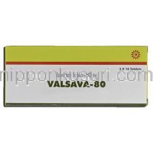 バルサバ Valsava-80, ディオバン ジェネリック, バルサルタン 80mg 箱