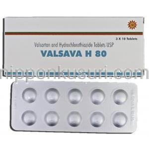 バルサバH Valsava-H80, ディオバン ジェネリック, バルサルタン塩酸塩 80mg