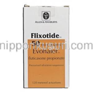 フリゾタイド エボヘイラー Flixotide Evohaler, プロピオン酸フルチカゾン, 50mg, 錠