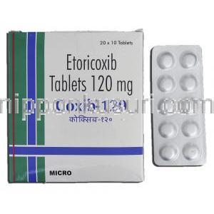 コキシブ-120 Coxib-120, アルコキシア ジェネリック, エトリコキシブ, 120mg, 錠