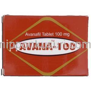 アバナ-100 Avana-100, ステンドラ ジェネリック, アバナフィル, 100mg, 錠 箱