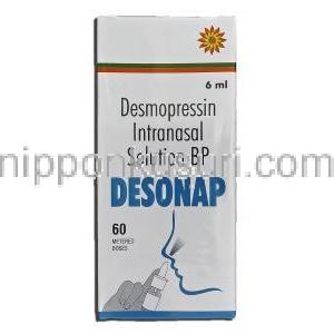 デソナップ Desonap, デスモプレシン（デスモプレッシン）, 60定量, 6ml 鼻スプレー