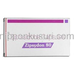 ジプシドン80　Zipsydon 80, ジオドン ジェネリック, ジプラシドン 80mg, 錠 箱