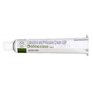 ドロカイン クリーム 15g, Dolocaine Cream（エムラクリーム ジェネリック）リドカイン 25mg/ プリロカイン 25mg 配合 チューブ