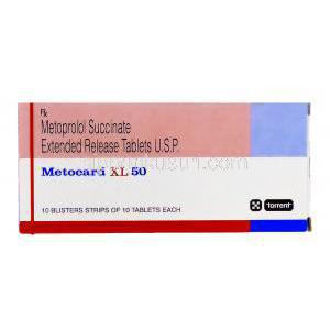 メトカードXL25 Metocard XL 25,  Toprol XL, セロケン/ロプレソール ジェネリック, 25mg, 錠 箱