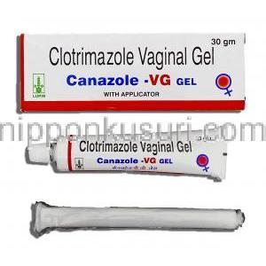 カナゾール-VG Canazole-VG, クロトリマゾール配合 2% 30gm  膣用ジェル (Creative Healthcare)