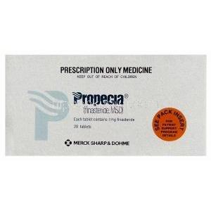 プロペシア（フィナステリド） 1 mg 錠 (MSD)