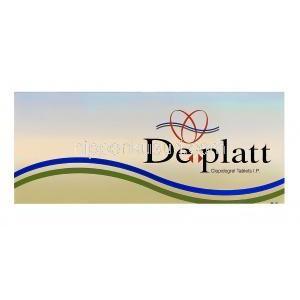  デプラット　Deplatt、ジェネリックプラビックス、クロピドグレル75mg　箱