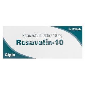 Rozatin-10　ロザチン、ジェネリッククレストール、ロスバスタチン10mg　箱
