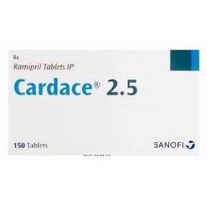 Cardace　カーデース、Altace　ジェネリックアルテース、ラミプリル2.5mg　箱