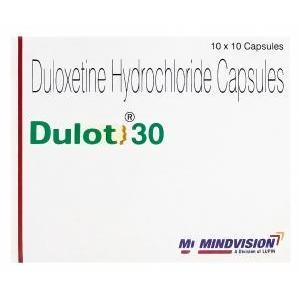 Dulot30　デュロット30、ジェネリックシンバルタ、デュロキセチン30mg　箱