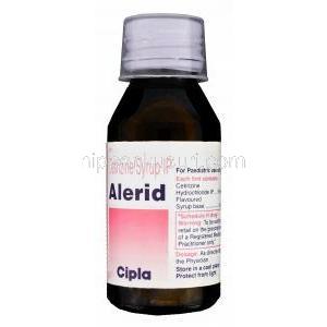 アレリド　Alerid、ジェネリックジルテック、セチリジン塩酸 5mg/5ml 30ml ボトル