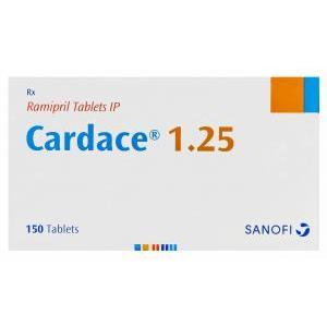 カルデース　Cardace、ラミプリル　1.25mg　箱
