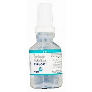 シプロックス　Ciplox、シプロフロキサシン点耳/点眼薬0.3％ 5ml　ボトル　
