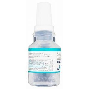 シプロックス　Ciplox、シプロフロキサシン点耳/点眼薬0.3％ 5ml　製造ボトル