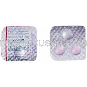 イベルメクトル 12, ストロメクトールジェネリック,イベルメクチン 12mg 水分散性錠 シー