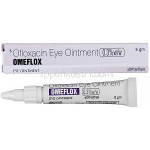 オメフロックス，オクフロックスジェネリック，オフロキサシン 0.3% 5g　眼用軟膏