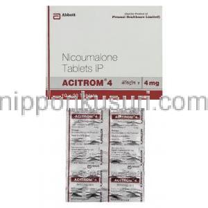 アシトロム Acitrom, ニクマロン 4mg 錠 (Piramal)