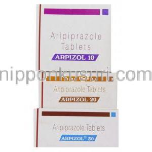 アリピゾル、アリピプラゾール 10 mg 20 mg 30 mg 錠