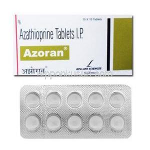 アゾラン, アザチオプリン 50mg 箱、錠剤