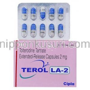 テロルLA, 酒石酸トルテロジン  2 mg