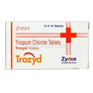 トロザイド，塩化トロスピウム 20mg　製造元： Zydus