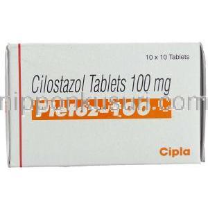 プレトス, シロスタゾール 100 mg 箱