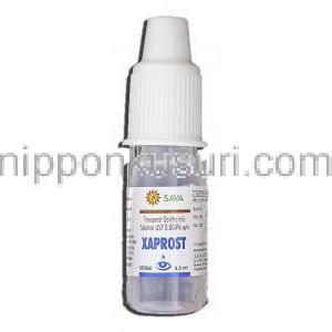 キサプロスト, トラバプロスト 0.004% x 2.5 ml 点眼薬 (Sava medica) ボトル