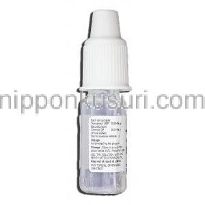 キサプロスト, トラバプロスト 0.004% x 2.5 ml 点眼薬 (Sava medica) ボトル記載情報