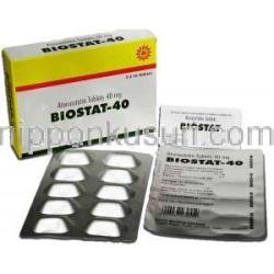 バイオスタット Biostat, リピトール ジェネリック, アトルバスタチン 40mg 錠 (Sava medica)