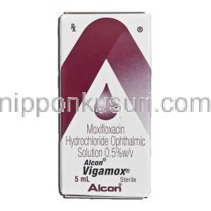 ビガモックス Vigamox, モキシフロキサシン, 5ml, 点眼薬