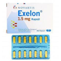 エクセロン Exelon, リバスチグミン水素酒石酸塩 1.5mg, 錠