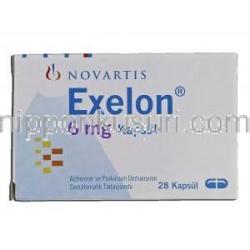 エクセロン Exelon, 6mg, カプセル 箱