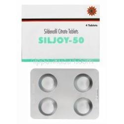 シルジョイ-50 Siljoy-50、ジェネリックバイアグラ、シルデナフィルクエン酸塩50mg