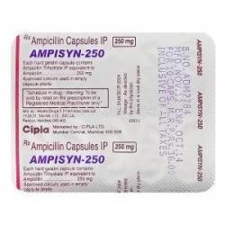 アンピシン　Ampisyn-250、ジェネリックオム二ペン　Omnipen250、アンピシリン250mg　包装情報