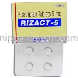 リザトリプタン, Rizact,  5mg 錠 (Protec)