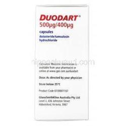 デュオダート,デュタステライド 0.5mg/塩酸タムスロシン 0.4mg　　保管方法