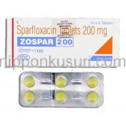 ゾスパー, スパルフロキサシン 200mg 錠 (FDC)