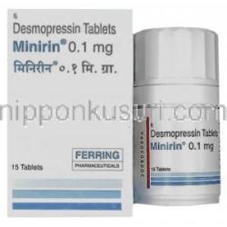 デスモプレシン (ミニリン) 0.1mg 錠 (Ferring) 製造者情報