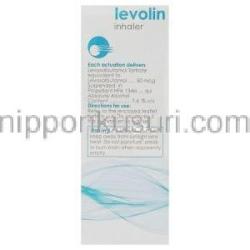 レボサルブタモール （ゼポネックス ジェネリック）, Levolin, 50mcg 吸入剤 (Cipla) 成分