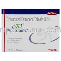 結合型エストロゲン  0.625 mg 錠箱
