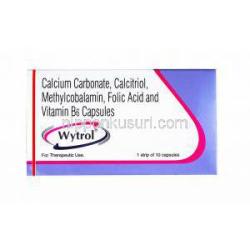 ワイトロル (カルシウム/ カルシトリオール/ メチルコバラミン/ 葉酸/ ビタミンB6) 箱