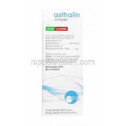 アスタリン Asthalin サルブタモール 100mcg 200md 圧縮吸入剤 (cipla) 成分